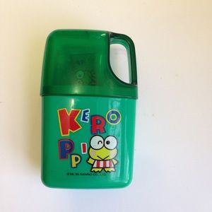 Vintage Sanrio Keroppi Travel Toothbrush Cup 1995